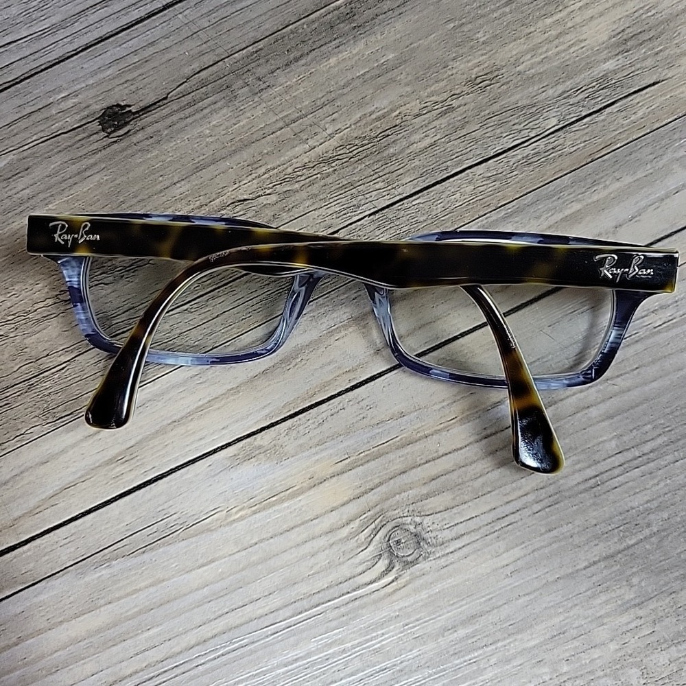 RAY-BAN RB5150 5023 Eyeglasses Frames 50-19 135mm Havana Tortoise Blue‎ - Picture 11 of 11